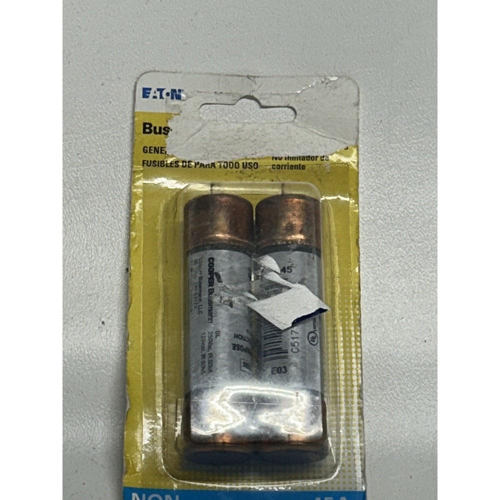Bussmann Fuse Current Limiting NON45 45 Amp 250 V (Pack of 2)